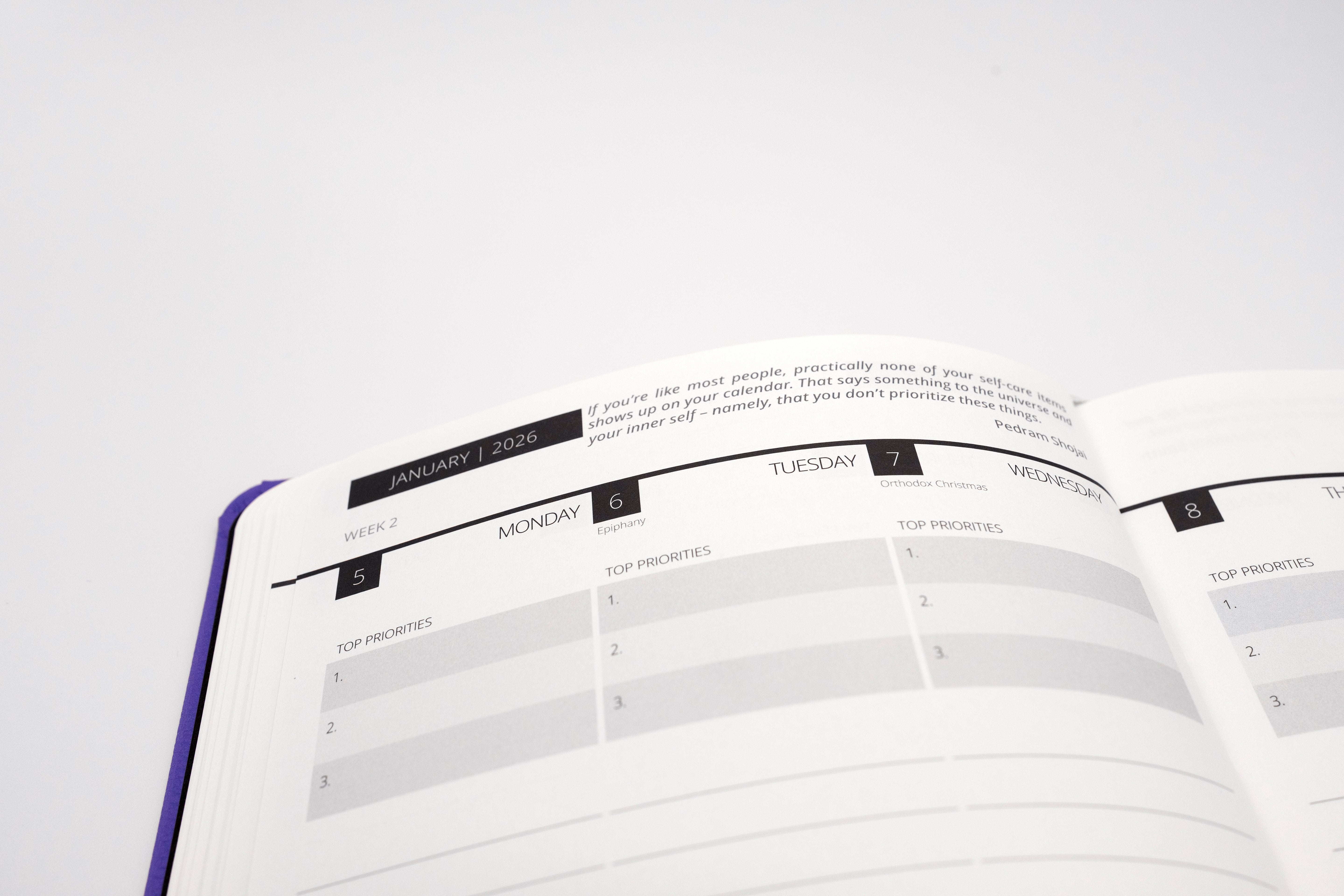 2026 Mental Fitness Diary & Planner - Weekly Format