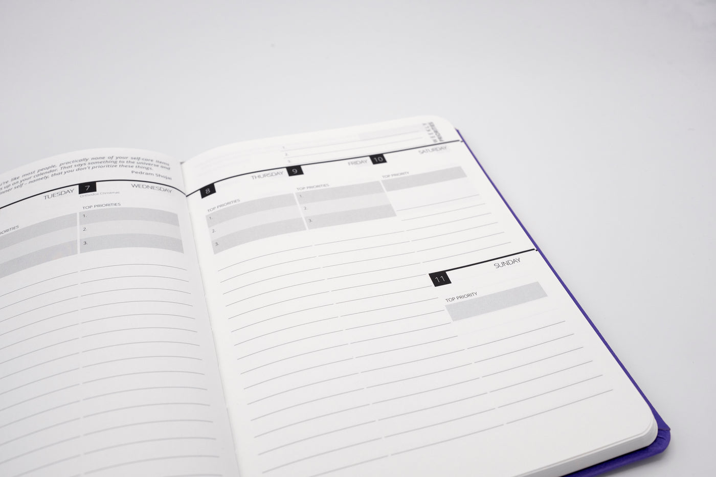 2026 Mental Fitness Diary & Planner - Weekly Format