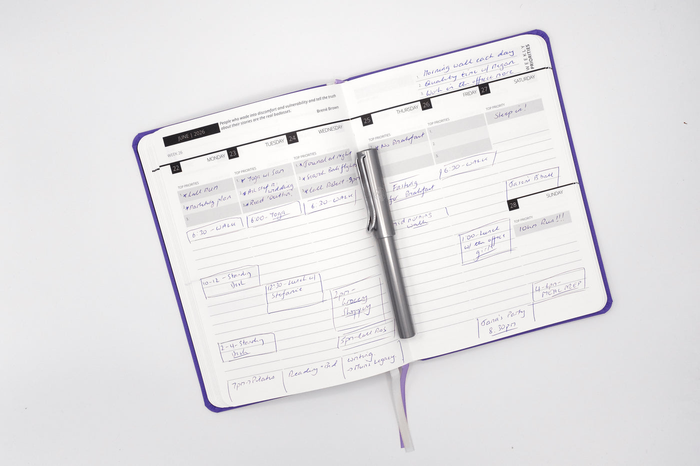 2026 Mental Fitness Diary & Planner - Weekly Format