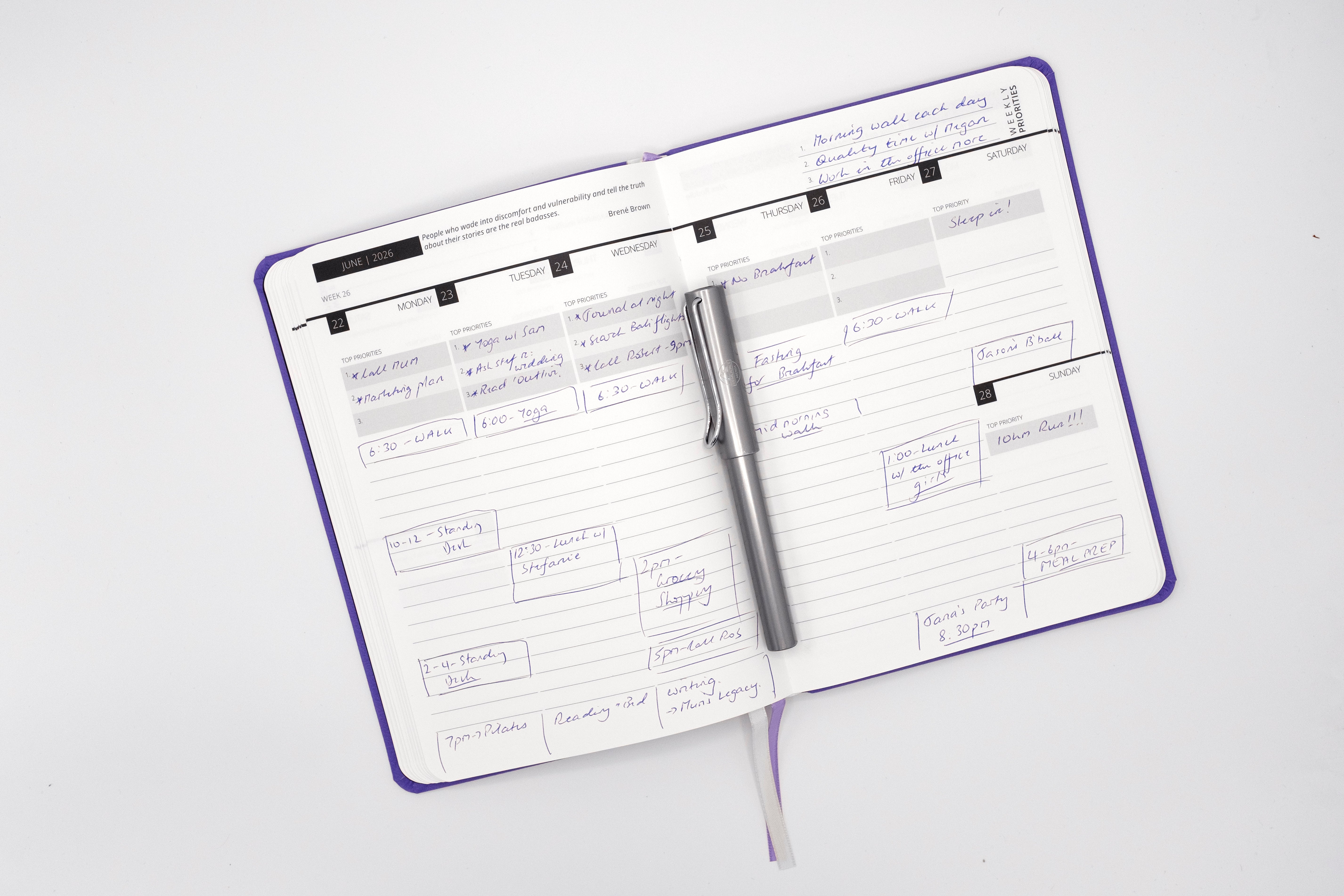 2026 Mental Fitness Diary & Planner - Weekly Format