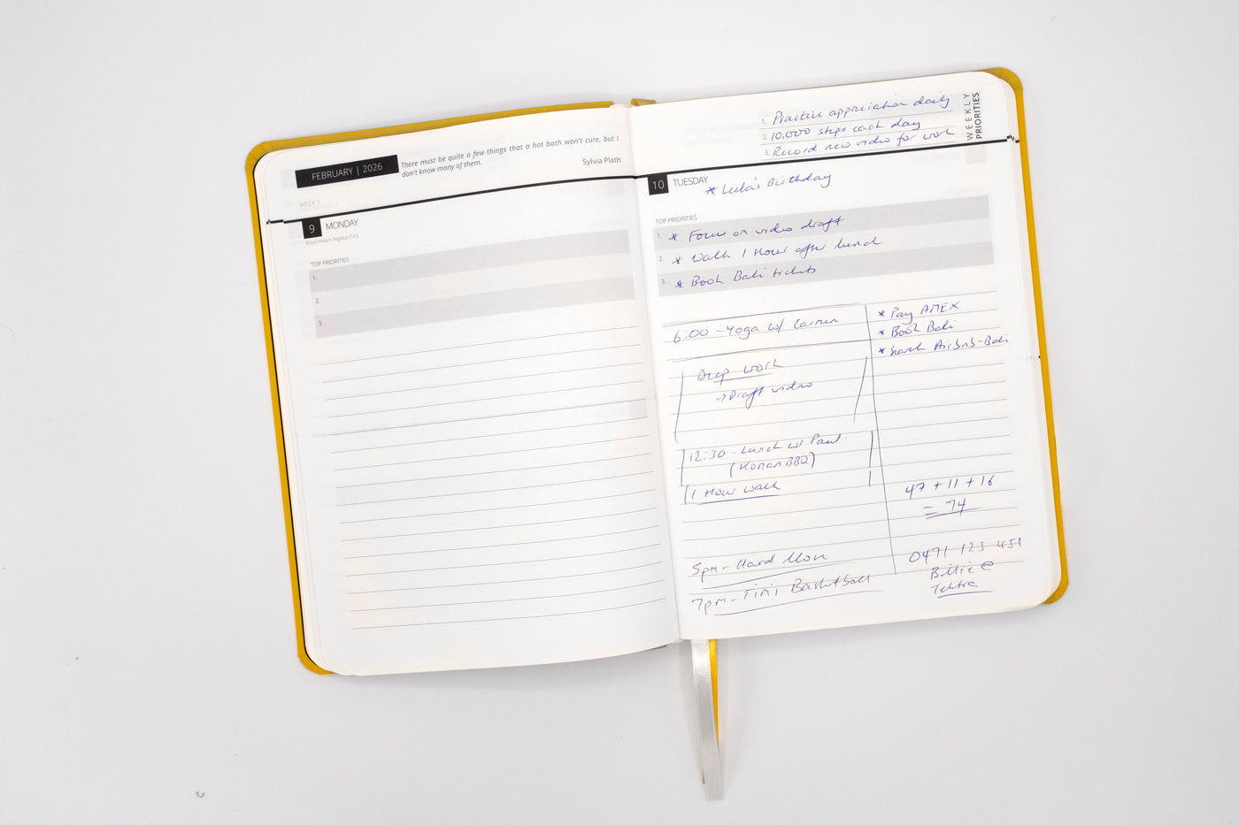 2026 Mental Fitness Diary & Planner - Daily Format